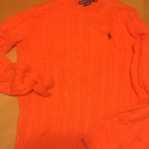 Authentic Ralph Lauren orange sweater